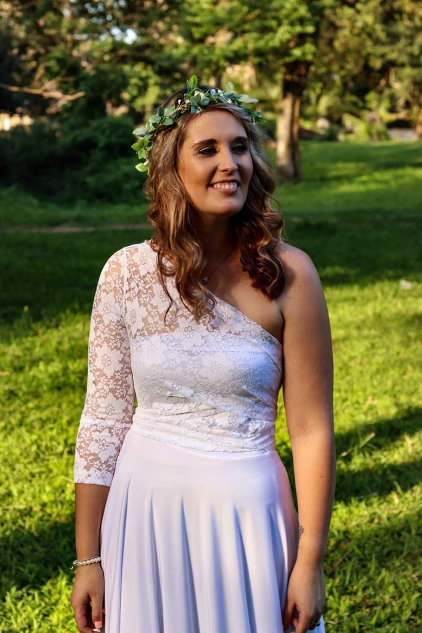 Lace infinity dress clearance