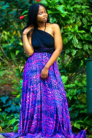 Leopard Print Infinity Dress