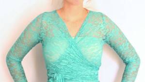 Vintage Wrap Lace Top only - no dress