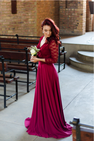 Infinity dress long sleeves clearance