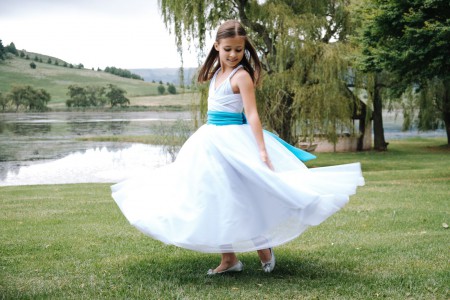 Flower Girl Dress, Mesh Skirt